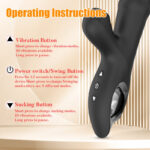 vibro rabbit vibections 14 x 35cm noir 3