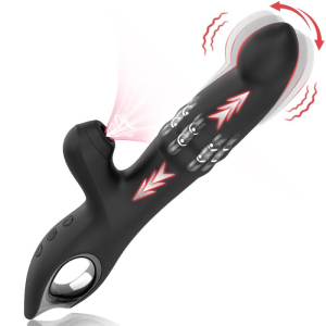 vibro rabbit vibections 14 x 35cm noir