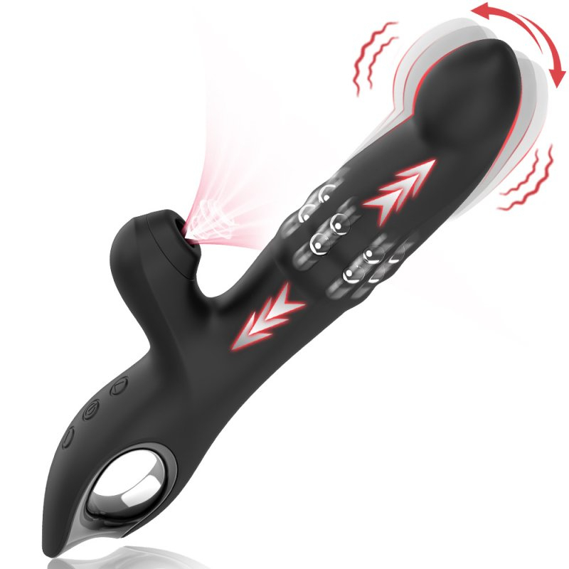 vibro-rabbit-vibections-14-x-35cm-noir vibro rabbit vibections 14 x 35cm noir