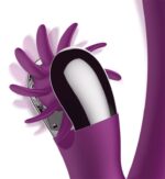 vibro rabbit vibrating double 10 x 35cm violet 3