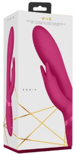 vibro rabbit zosia 21 x 37cm rose 1