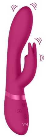 vibro rabbit zosia 21 x 37cm rose 2 scaled