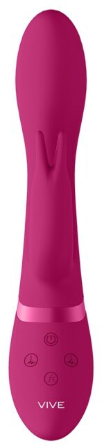 vibro rabbit zosia 21 x 37cm rose 3
