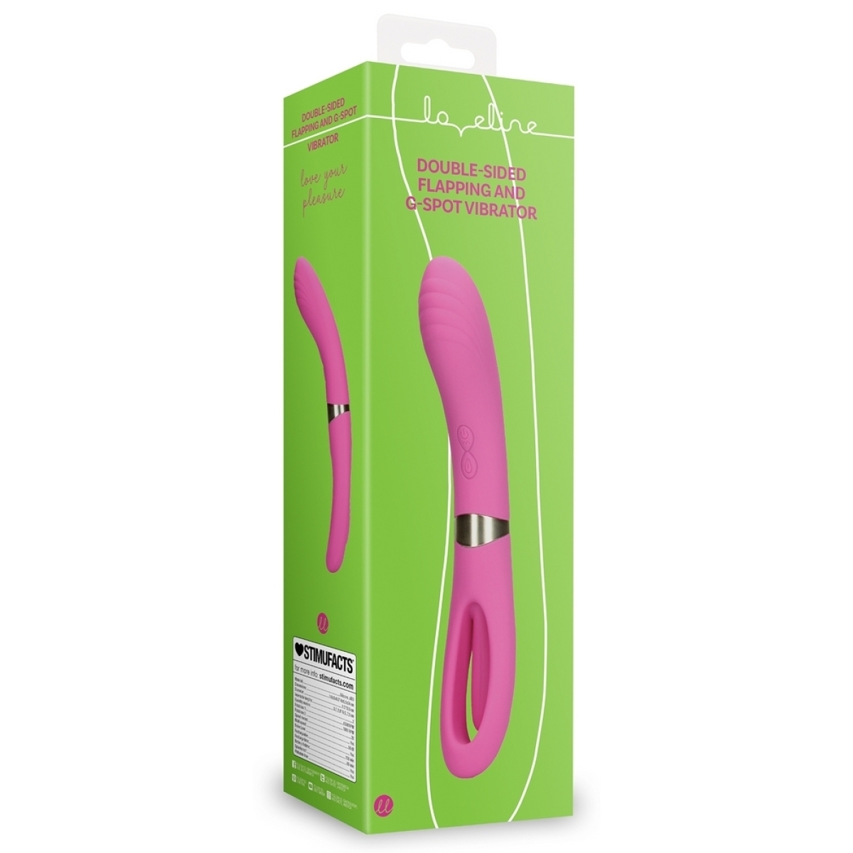 vibro reversible point g lisa 12 x 43cm 1