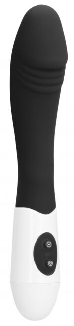 vibro ribbed vibrator 12 x 37cm noir