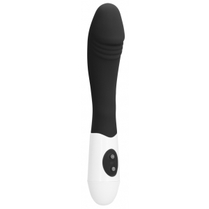 vibro ribbed vibrator 12 x 37cm noir