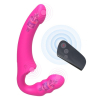 vibro sans harnais pizzie 13 x 35cm rose