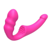 vibro sans harnais pizzie 13 x 35cm rose 2