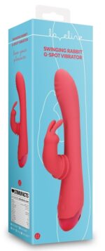 vibro swinging rabbit 22 cm rose 1