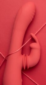 vibro swinging rabbit 22 cm rose 5