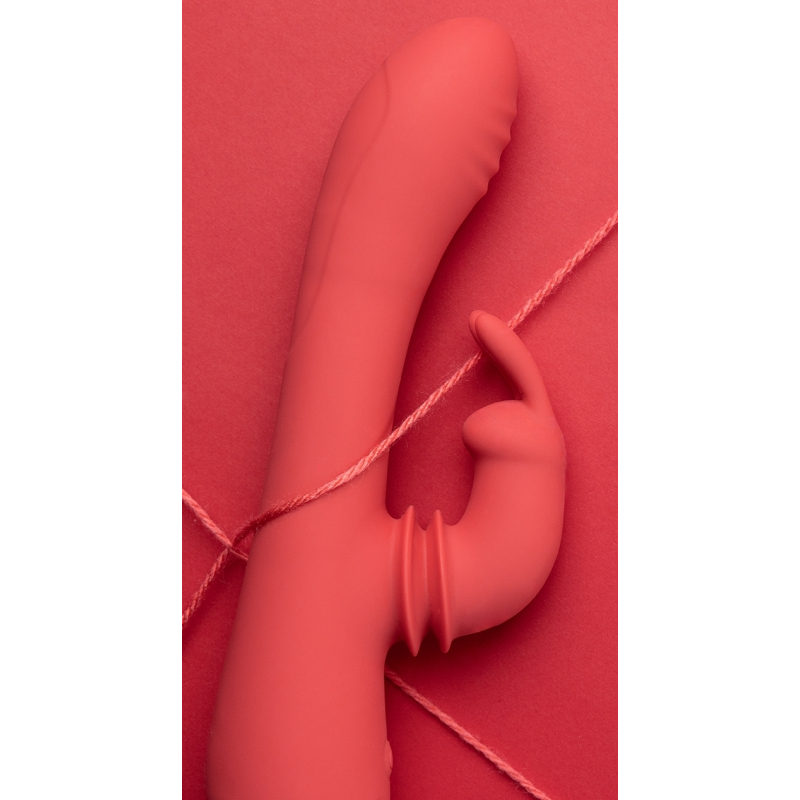 vibro swinging rabbit 22 cm rose 5