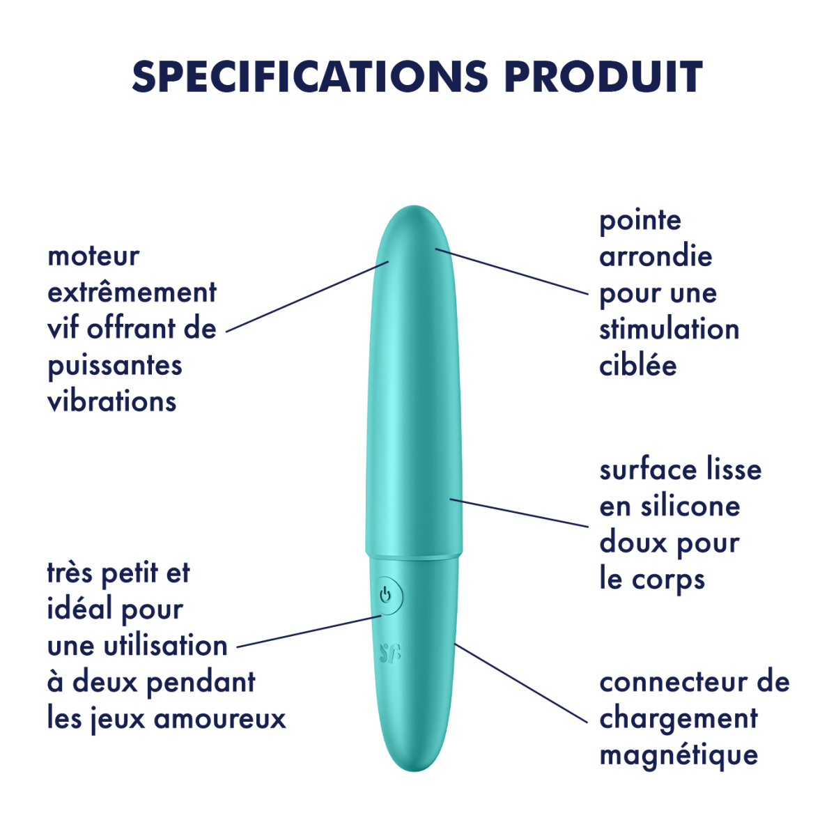 vibro ultra power bullet 6 satisfyer turquoise 7