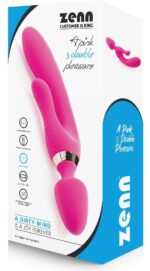 vibro wand three double 125 x 4cm rose 1