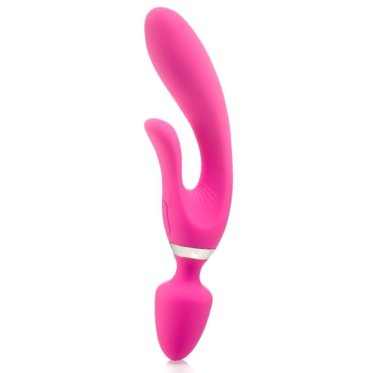 vibro wand three double 125 x 4cm rose