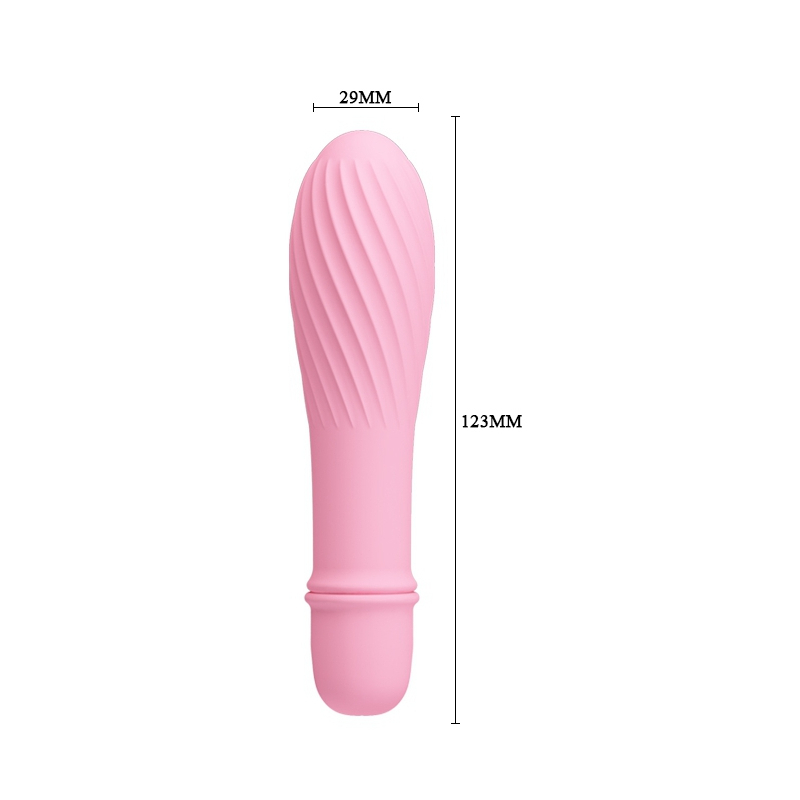 vibromaseur solomon pretty love 9 x 28 cm rose pale 4