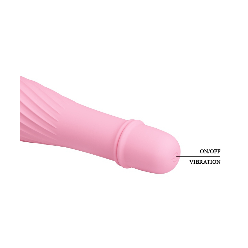 vibromaseur solomon pretty love 9 x 28 cm rose pale 6