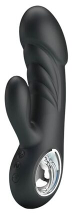 vibromasseur ansel pretty love 16cm noir 1