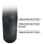 vibromasseur ansel pretty love 16cm noir 4