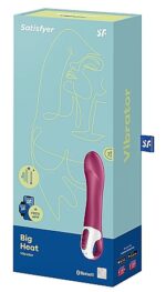 vibromasseur connecte big heat satisfyer 15 x 4cm mauve 6