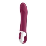 vibromasseur connecte big heat satisfyer 15 x 4cm mauve 7