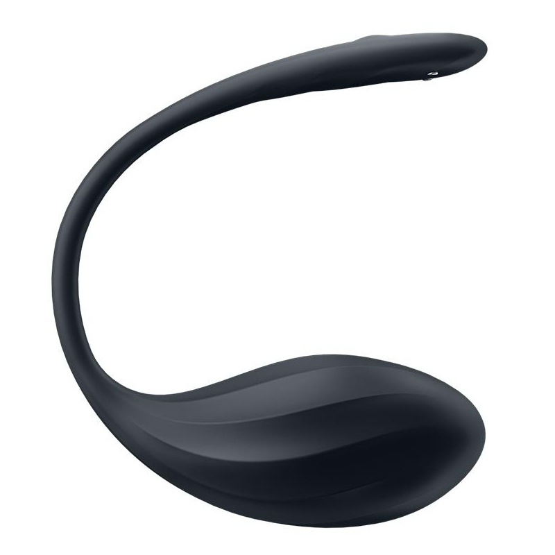 vibromasseur connecte point g ribbed petal 85 x 38cm noir 2