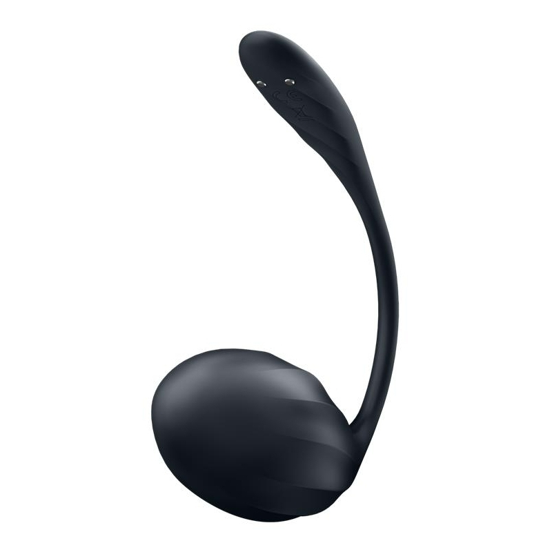 vibromasseur connecte point g ribbed petal 85 x 38cm noir 4