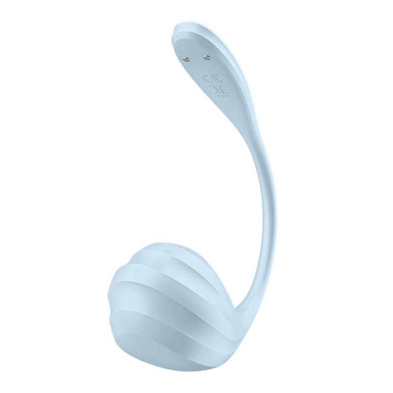 vibromasseur connecte point g smooth petal 85 x 38cm bleu clair 4