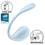 vibromasseur connecte point g smooth petal 85 x 38cm bleu clair 6