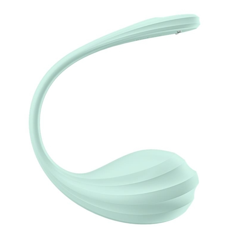 vibromasseur connecte point g smooth petal 85 x 38cm vert menthe 2