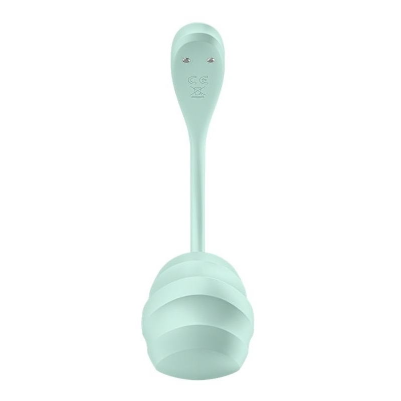 vibromasseur connecte point g smooth petal 85 x 38cm vert menthe 3