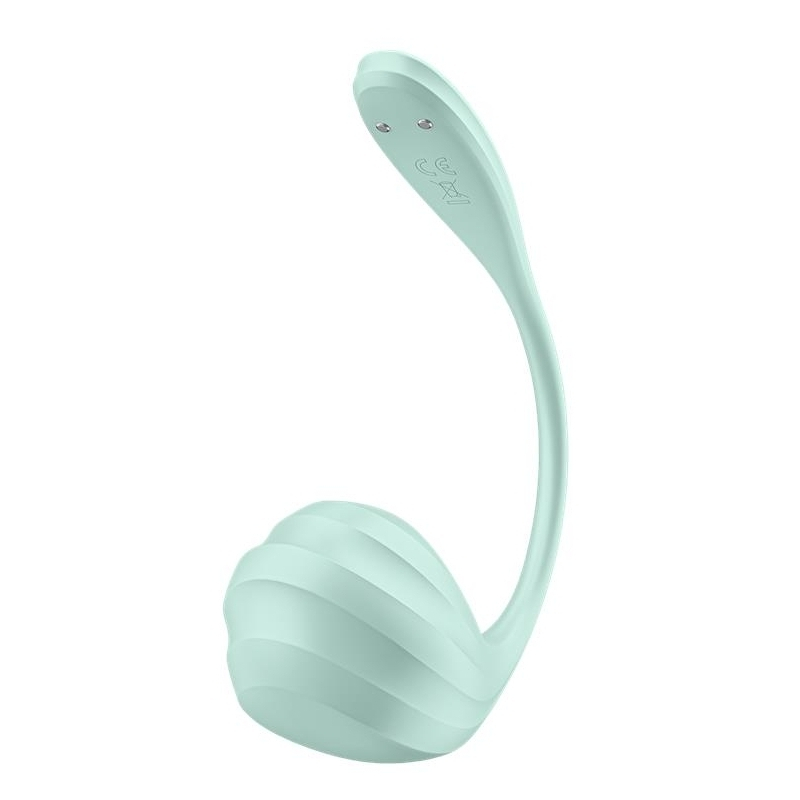 vibromasseur connecte point g smooth petal 85 x 38cm vert menthe 4