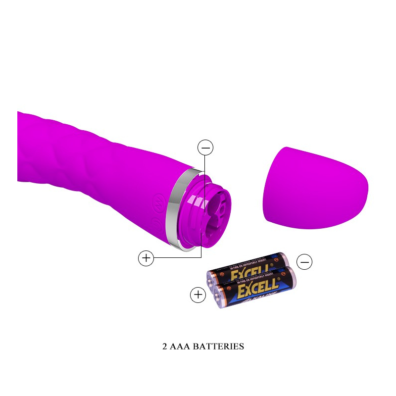 vibromasseur design truda 195 x 35cm violet 9