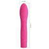 vibromasseur ira pretty love 12 x 3 cm rose 5