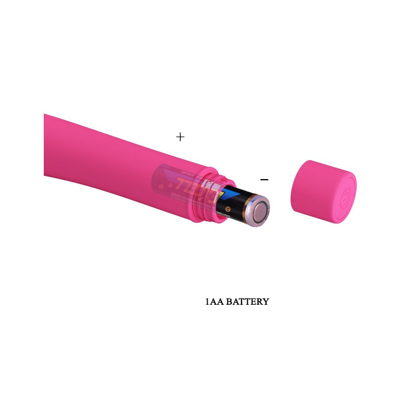 vibromasseur ira pretty love 12 x 3 cm rose 7