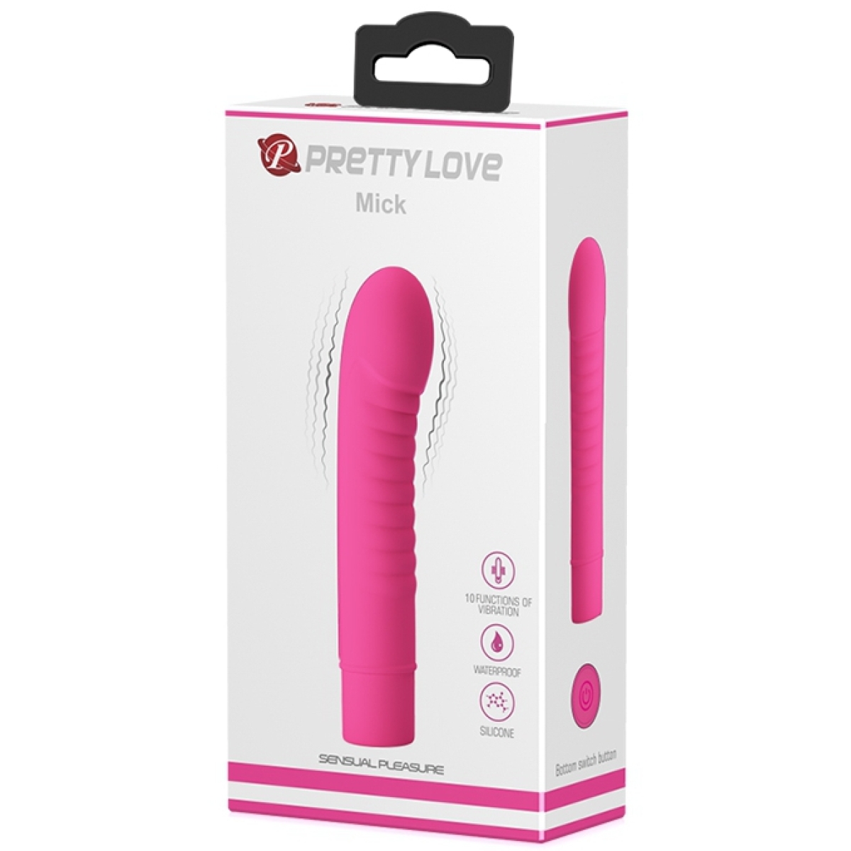 vibromasseur mick pretty love 10 x 27 cm fuschia 1
