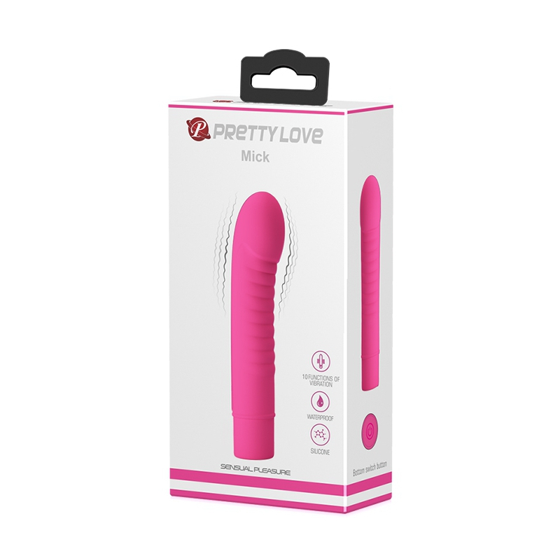 vibromasseur mick pretty love 10 x 27 cm fuschia 1