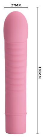 vibromasseur mick pretty love 10 x 27 cm rose 5