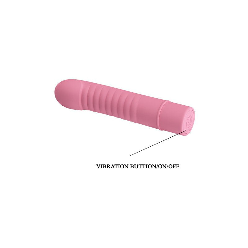 vibromasseur mick pretty love 10 x 27 cm rose 6