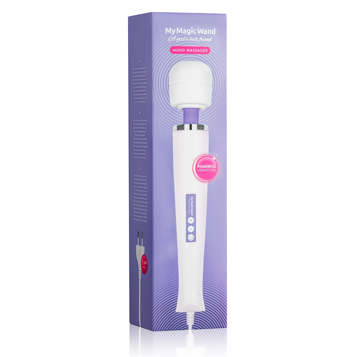 vibromasseur my magic wand tete 58mm violet 1