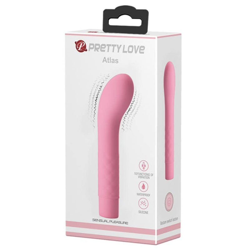 vibromasseur point g atlas rose pastel 1