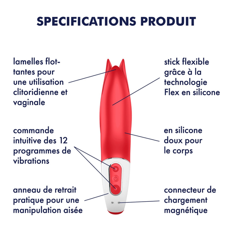 vibromasseur power flower satisfyer vibes 2