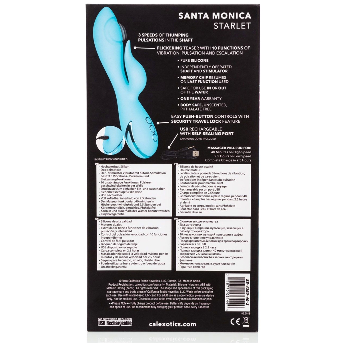 vibromasseur rabbit santa monica starlet 8