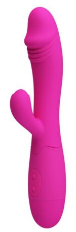 vibromasseur rabbit snappy 95 x 32cm rose
