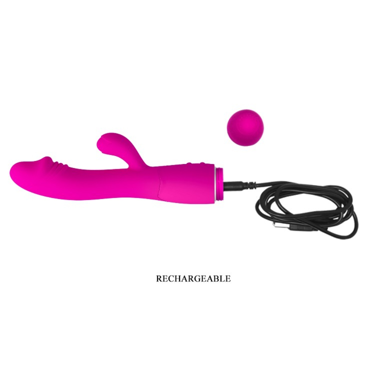 vibromasseur rabbit snappy 95 x 32cm rose 4