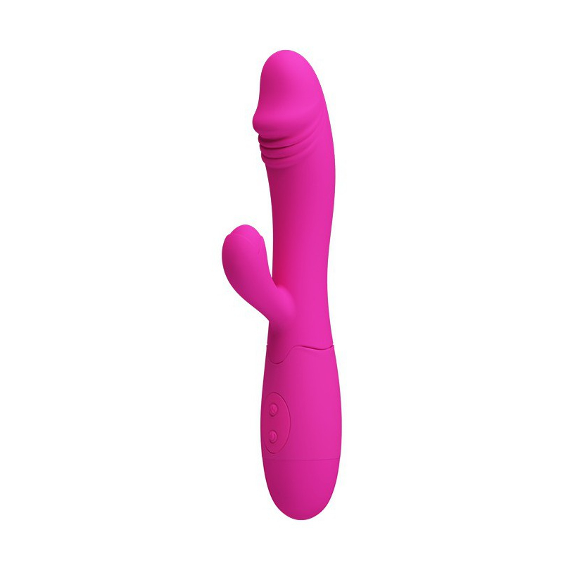 vibromasseur rabbit snappy 95 x 32cm rose