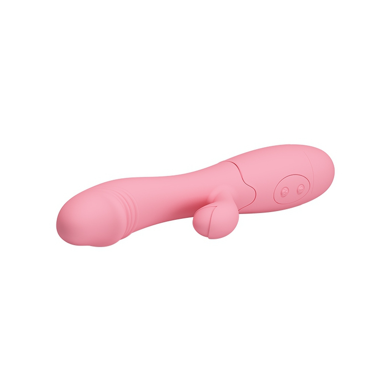 vibromasseur rabbit snappy 95 x 32cm rose pastel 3