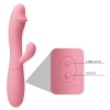vibromasseur rabbit snappy 95 x 32cm rose pastel 5