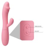 vibromasseur rabbit snappy 95 x 32cm rose pastel 5