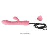 vibromasseur rabbit snappy 95 x 32cm rose pastel 6