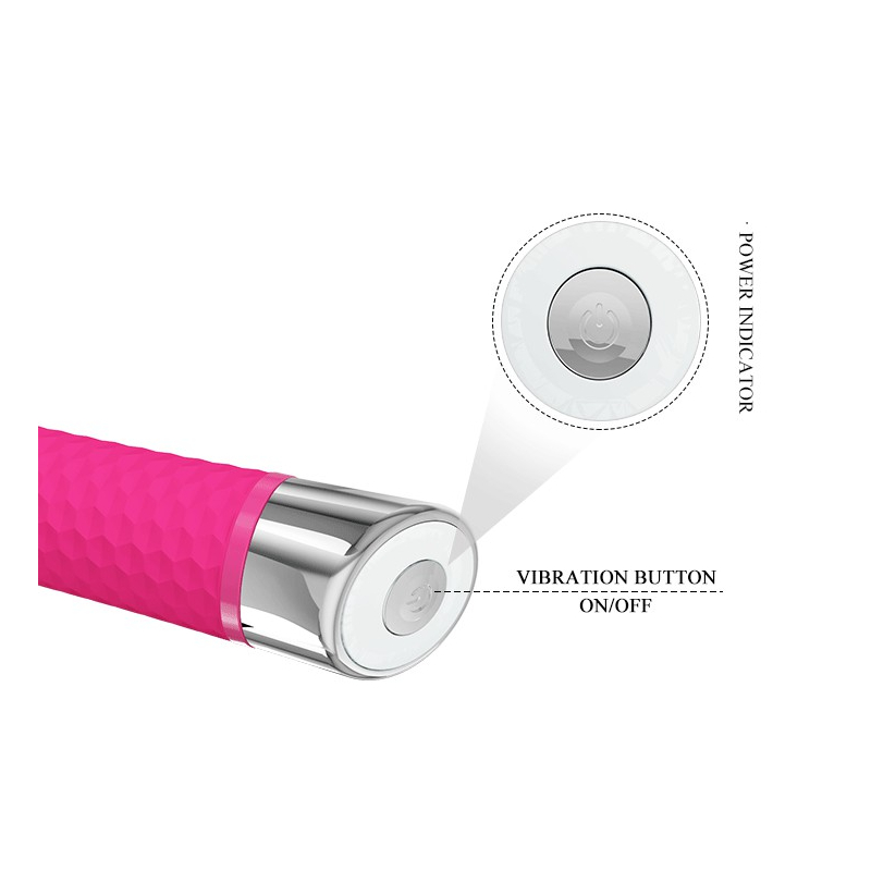 vibromasseur reginald 165 x 27 cm rose 7